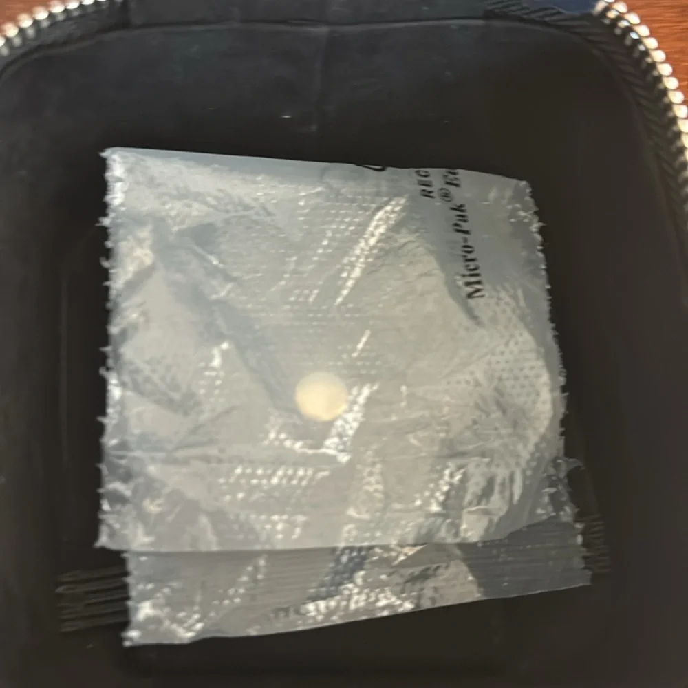 WHBM Women's Black Studded Quilted Jewelry Case OS NWT - Picture 12 of 13